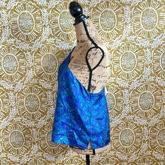 NWT Veronica Beard Lyric Floral Silk One Shoulder Top in Cobalt Multi $348 sz 14 - Picture 12 of 16